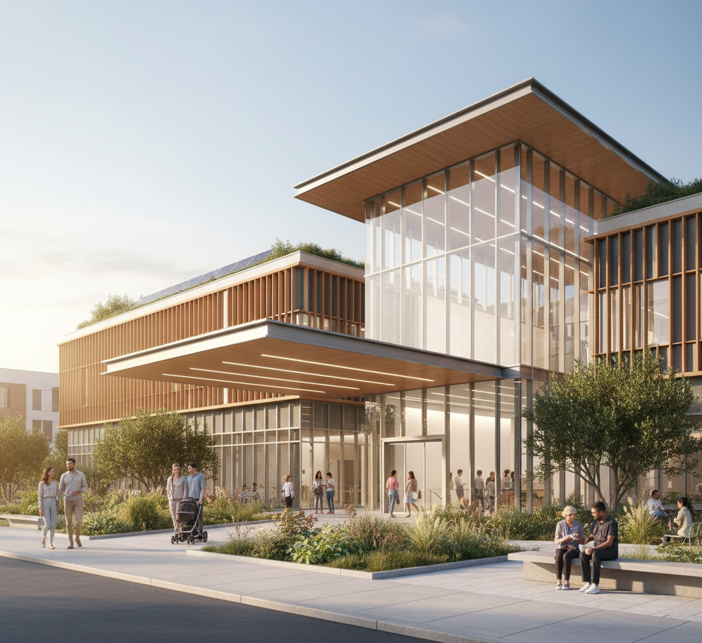 Future vision of a next-generation medical centre with optimised clinical flow and integrated specialist infrastructure